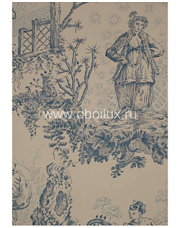 Обои Lewis & Wood Book II - Damasks & Toiles LW89152/Chinese Toile Ming Blue