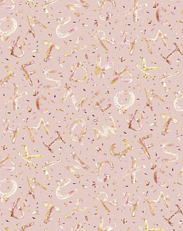 Обои Yana Svetlova Wallcoverings Art Prints ALPHABET01/CANDY