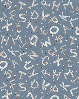 Обои Yana Svetlova Wallcoverings Art Prints ALPHABET06/RIVER