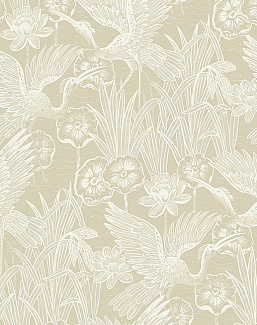Обои Seabrook White Heron EW11005