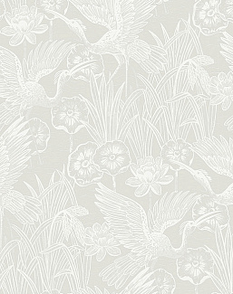 Обои Seabrook White Heron EW11010
