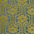 Ткань Orla Kiely Wovens-Volume One WovenClimbingDaisy/Cornflower
