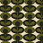 Ткань Orla Kiely Wovens-Volume One SlubCottonOvalFlower/Khaki