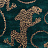 Ткань Mokum The Royal Menagerie Panthera/Aquamarine