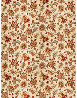 Ткань Fabricut Charlotte Moss Coral Prato/Persimmon