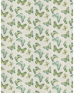 Ткань Fabricut Charlotte Moss Watercolor Menton/Peacock