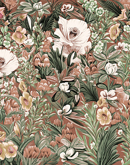 Панно и фотообои Faboie Silk Painting 4 F-SN4073