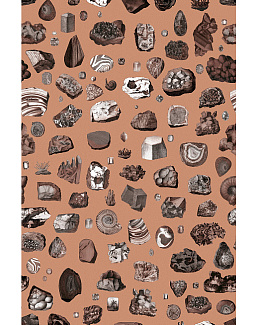 Панно и фотообои Bien Fait Papier Peint Crystals/Terracotta