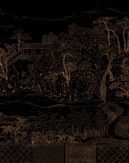 Панно и фотообои Bien Fait Papier Peint Coromandel/Black