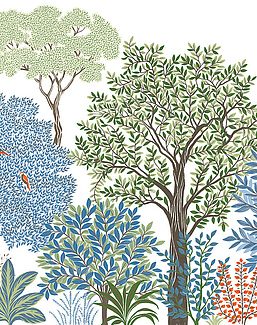 Панно и фотообои Faboie Silk Painting I F-SN4004