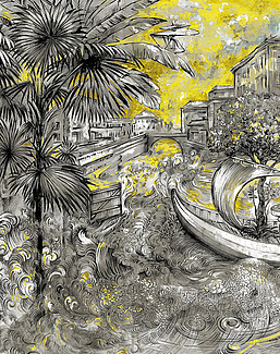 Панно и фотообои Faboie Silk Painting I F-VE1002
