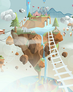Обои Wall Street Flying Hill 21727
