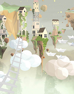 Обои Wall Street Flying Hill 21732