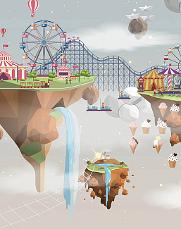 Обои Wall Street Flying Hill 21734