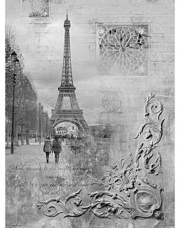 Обои Wall Street Grayscale 16949