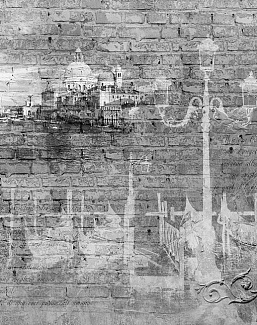 Обои Wall Street Grayscale 16966