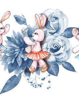 Обои Wall Street Rabbit Room 21305