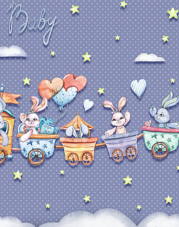 Обои Wall Street Rabbit Room 21318