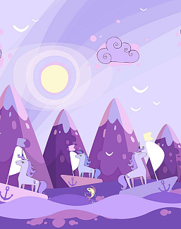 Обои Wall Street Unicorn Valley 20709