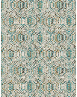 Ткань Fabricut Color Studio Vol.VIII Peacock Flea market/Teal