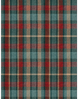 Ткань Fabricut Color Studio Vol.VIII Peacock Calais plaid/Peacock