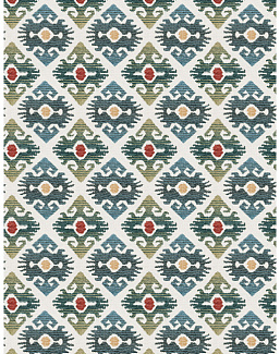 Ткань Fabricut Color Studio Vol.VIII Peacock Far and wide/Peacock