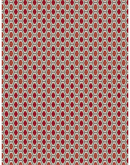 Ткань Fabricut Color Studio Vol.VIII Vermillion Lapidus/Vermillion
