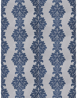 Ткань Fabricut Silk Nuances Lapis Vergara Damask/Navy