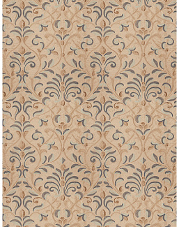 Ткань Fabricut Silk Nuances Lapis Besinger leaves/Glimmering lagoon