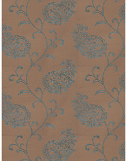 Ткань Fabricut Silk Nuances Lapis Liotta paisley/Turquoise