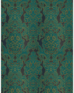 Ткань Fabricut Silk Nuances Lapis Del toro grand/Peacock