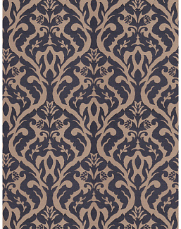 Ткань Fabricut Silk Nuances Lapis Costner Damask/Navy