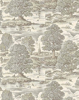 Обои Lewis & Wood Wide Width Wallpaper LW179334