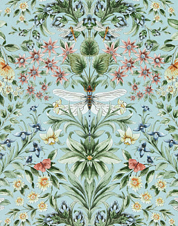 Обои Clarke & Clarke Secret Garden W0196/02