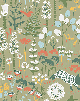 Обои Borastapeter Wonderland by Hanna Werning 1451
