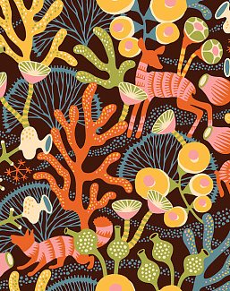 Обои Borastapeter Wonderland by Hanna Werning 1461