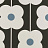 Ткань Orla Kiely Prints-Volume One AbacusFlower/PowderBlue