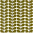 Ткань Orla Kiely Prints-Volume One TwoColourStem/Olive