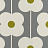 Ткань Orla Kiely Prints-Volume One AbacusFlower/Olive