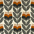 Ткань Orla Kiely Prints-Volume One RoseBud/Orange