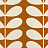 Ткань Orla Kiely Prints-Volume One GiantStem/Orange