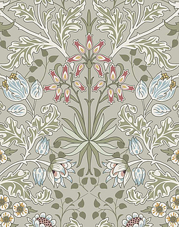 Ткань Серебряная Студия (Silver Studio) Casselmae D708-01-TW