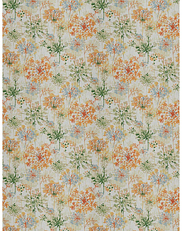 Ткань Fabricut Vignettes Vol.XVI Garden Make-up floral/Orange blossom