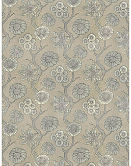 Ткань Fabricut Vignettes Vol.XVI Graphite Script stone/Platinum