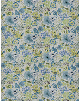 Ткань Fabricut Vignettes Vol.XVI Mineral CostumeFloral/Seawind