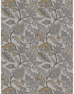 Ткань Fabricut Vignettes Vol.XVI Wicker MatineeFloral/Taupe