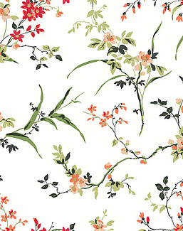 Обои York Blooms II Resource Library BL1741