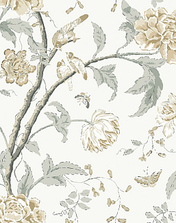 Обои York Blooms II Resource Library BL1783