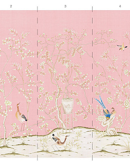 Обои Paul Montgomery Studio Book of Murals (Mural Sources) CH-143-AS/Orchid