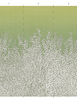 Обои Paul Montgomery Studio Book of Murals (Mural Sources) FL-015-HR/Light Green